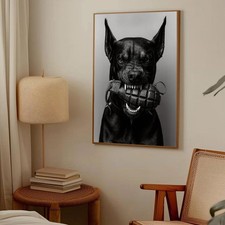 Fierce Doberman Conversation