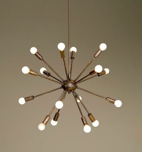 Chandelier sputnik bras - 16,
