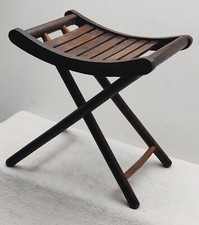 Vintage. Wooden Folding Stool 