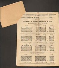 SEES (61) BARRIER & GATE BUILDER "Ets. BRETAU & MARTEL"
