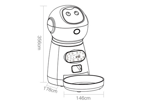 Automatic pet feeder for - -,