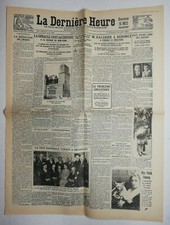 N561 La Une Du Journal La dernière heure 31 octobre 1929 la debacle accentuée 