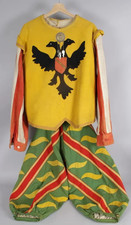 rare costume de théâtre ancien style Renaissance garde valet 1910 art deco BE