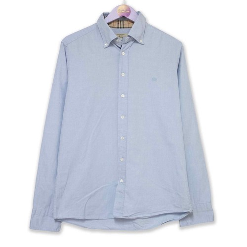 Chemise burberry bleue unie - burberry,