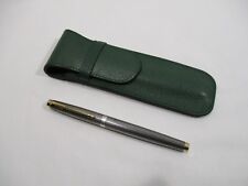  PARKER SOLID SILVER NIB 925 STERLING GOLD FRANCE FOUNTAIN PEN