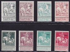 1911 Belgique - Catalogue COB - Surimprimé 1911 - n° 92/99 - 8 valeurs - MNH**