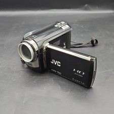JVC GZ-HD300BU Everio Full HD  Hard Disk Camcorder Camera Tested Works 