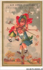 CAR-ABHP5-0870-CHROMOS - AUX ARMES D'ORLEANS - CHAUSSURES - GIROUETTES - VENT