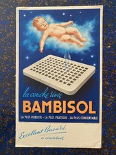 ADVERTISING BLOTTER " BAMBISOL LA COUCHE REVEE"