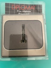 Legrand diplomat Prise téléphone Métal anodisé