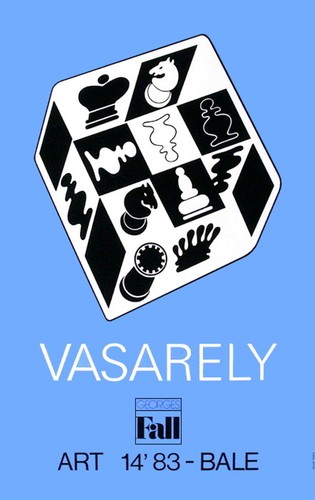 Victor vasarely affiche - vasarely,