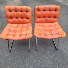 Vintage Robert Haussmann RH-304 Leather Chairs for Stendig / De Sede, 1960s...