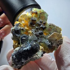 Fluorite fantôme, hexagonale