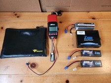 Hitec rdx1 lipo charger and lipo batteries