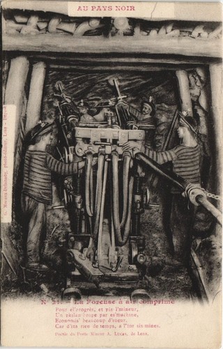 Old postcard drill - la, air