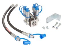 Vanne de dérivation hydraulique manuelle pour tracteur 2 vers 4 sorties Multipli