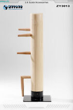 Ip Man Wing Chun Wooden Dummy Metal Base Figure Kung Fu Strike Pile Cosplay Prop