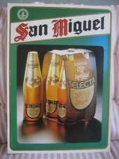 ANCIENNE AFFICHE BIÈRE SAN MIGUEL SELECTA