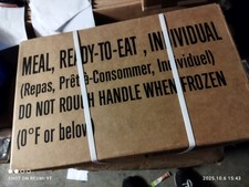 Free shipping! 2 BOXES Combat Ration USA MRE 24 MENU BOXES A-B INSPECTION 28