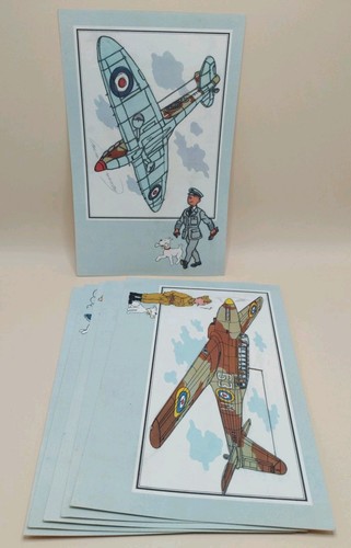 Lot chromos tintin voir - 6,
