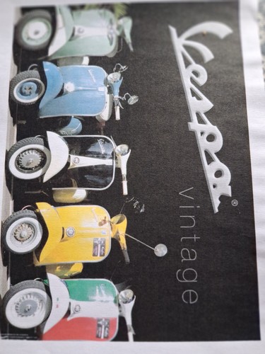 Affiche 60x40cm vespa vintage - 60x40cm,