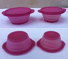 TUPPERWARE - LOT DE 2 BOITES RANGE-A-PLAT - FLATOUT BOWL - 700 & 950 ml CUISINE