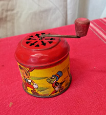 old music box in canvas screen printed PINOCCHIO emile CAMELIN