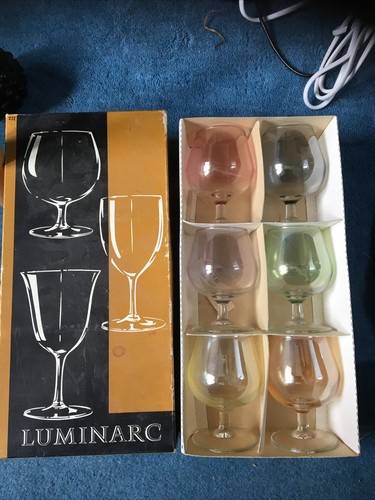 Lot verres pied - 6,