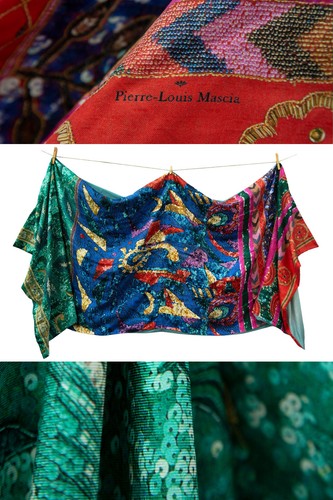 Grand foulard soie coton - grand,