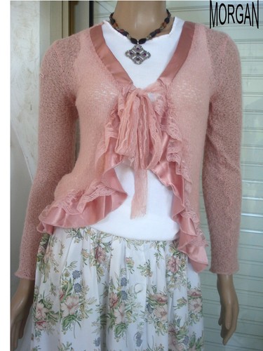 Superbe gilet rose romantique - superbe,