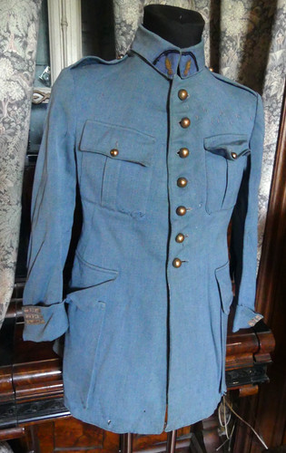 Ww1 uniforme vareuse bleu - ,