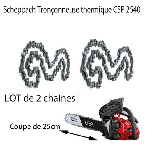 Lot chaines élagueuse - lot,