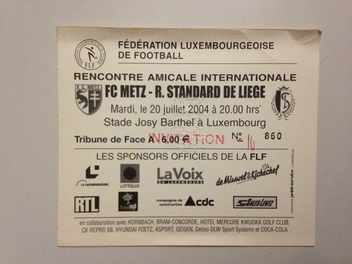 Ticket match amical - match,