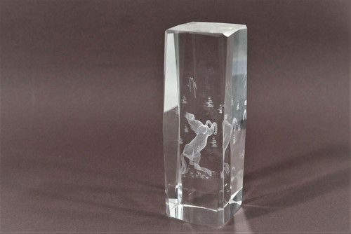 Bloc cristal verre - bloc, de