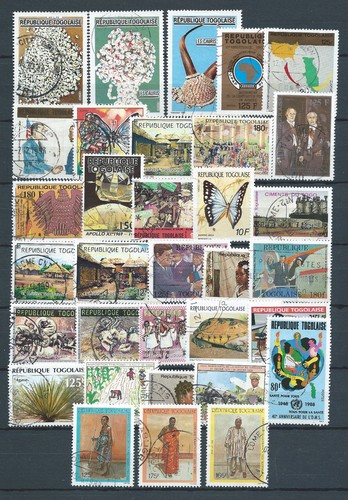 Lot nö togo timbres - 11,