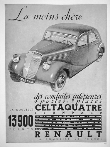 Publicité 1935 celtaquatre - 1935, de