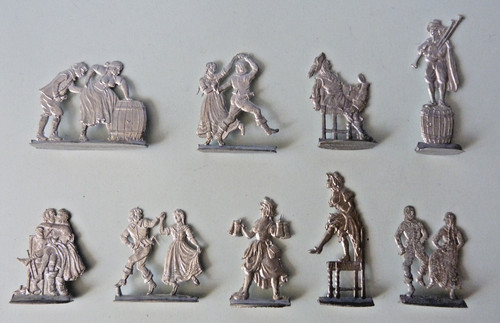 Plats étain zinnfiguren - plats,