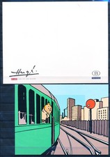 XE53276 Belgium railways Tintin Kuifje Herge XXL sheet MNH