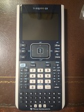 Texas Instruments TI-Nspire Graphing Calculator Black & White WORKS!