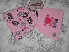 LOT 2 BONNETS NEUFS pour BEBE reborn / poupon / petit ours brun ou autre poupée.