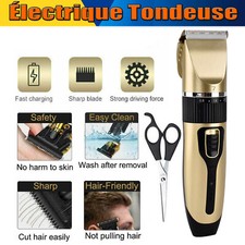 Tondeuse à cheveux électrique Rechargeable USB pour hommes, rasoir professionnel