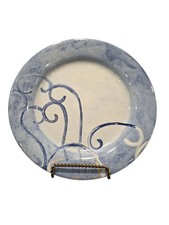 Gien France Chaise Bleue Dinner Plate 10.75" Blue White French Pottery