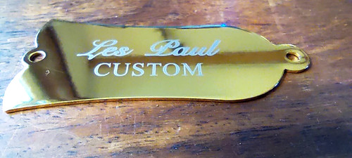 Truss rod cover metal gold - cover,