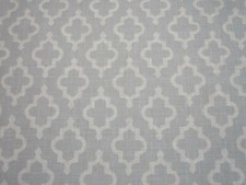 Schumacher Curtain Fabric 'JAKE' 3.4 METRES (340cm) ORPINGTON BLUE - Linen Blend