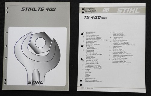 Liste pièces stihl 400 - liste, ts