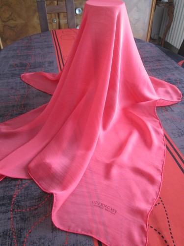 Foulard soie rouge - foulard,