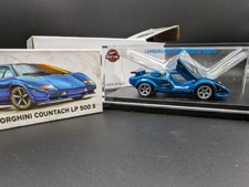 Hot wheels 1/64 RLC Club exclusive 2023 lamborghini countach LP 500 S BLUE