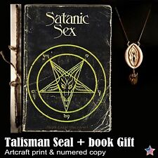 Antique Book Satanic Grimoire Black Magic Esotericism Manual Occult Occultism