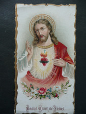 PIOUS IMAGE embossed.. SACRED HEART of JESUS