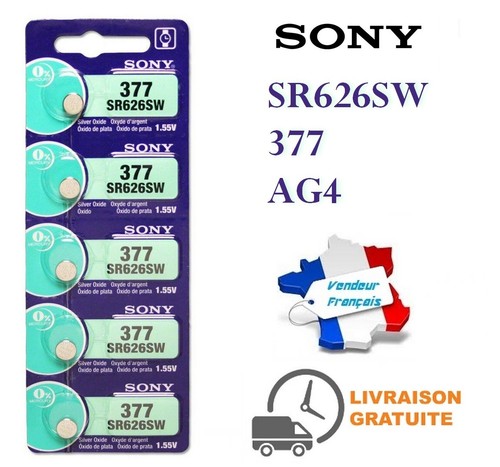 Pile bouton montres sony 377 - sony,